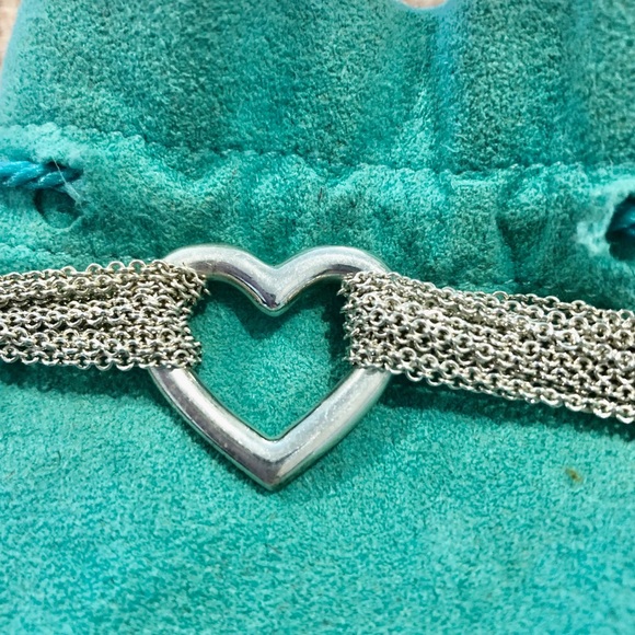 Tiffany & Co. Silver Heart Toggle Bracelet - Picture 2 of 7